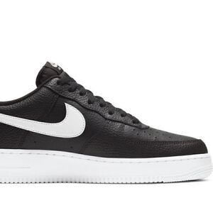 Nike Air Force 1 Black White Size 6